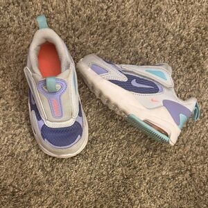 Nike Kids Sneakers White Purple Teal Coral